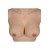 Buste faux seins new design, en silicone, col haut