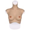 Buste faux seins new design, bonnet B, col haut
