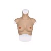 Buste faux seins new design, bonnet B, col haut