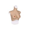 Buste faux seins new design, bonnet B, col haut