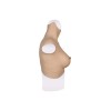 Buste faux seins new design, bonnet B, col haut