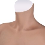 Buste long faux seins new design, col haut