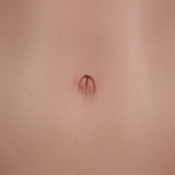 Buste long faux seins new design, col haut