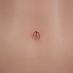 Buste long faux seins new design, col haut