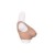 Buste faux seins, encolure ronde, 100% silicone