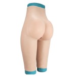 Panty taille haute faux vagin, en silicone