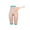 Panty taille haute faux vagin, en silicone