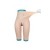 Panty taille haute faux vagin, en silicone