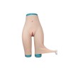 Panty taille haute faux vagin, en silicone