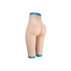 Panty taille haute faux vagin, en silicone