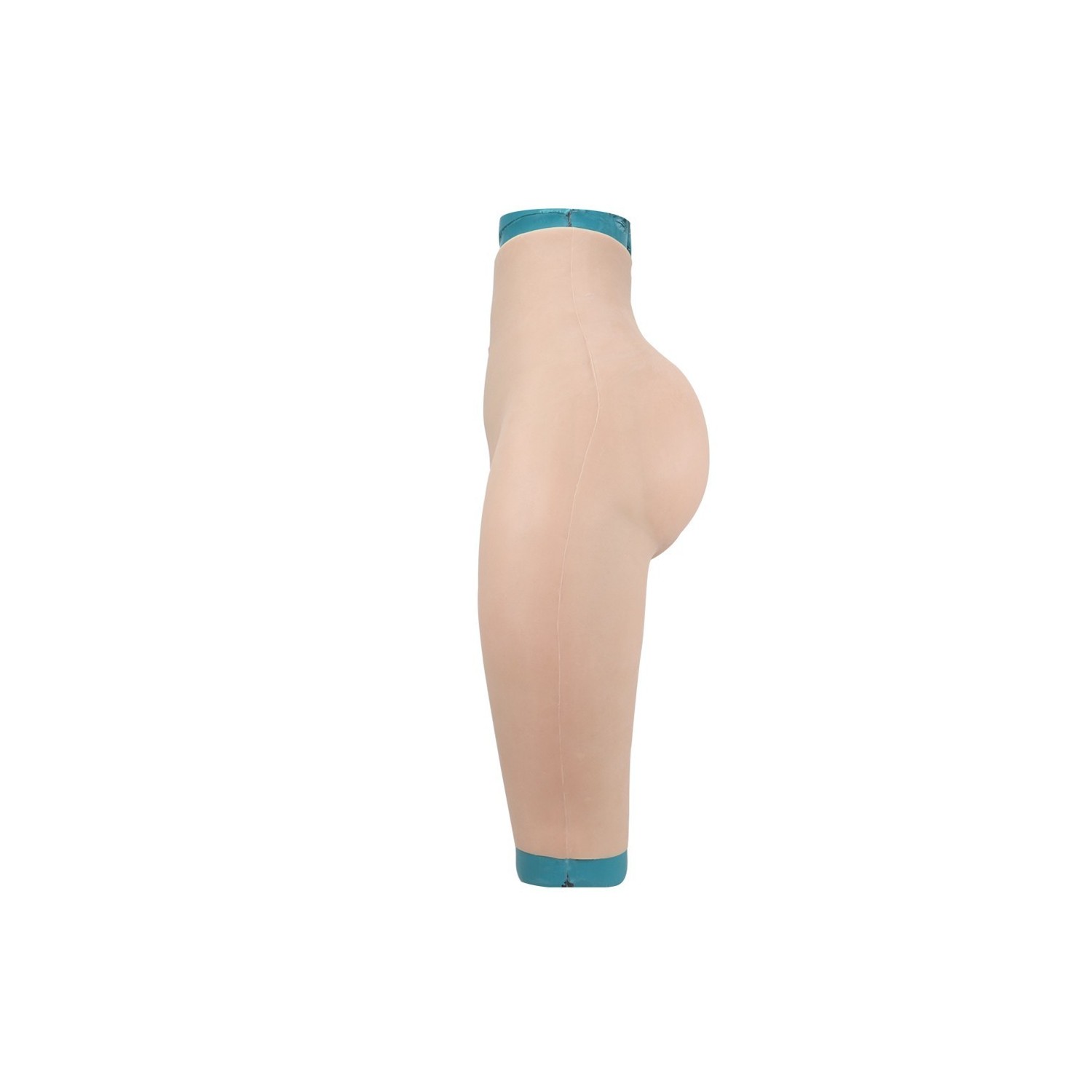 Panty taille haute faux vagin, en silicone