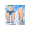 Panty taille haute faux vagin, en silicone