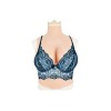 Buste long gros seins en silicone, col haut