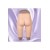 Shorty long faux vagin, silicone