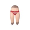 Shorty long faux vagin, silicone