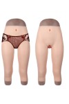 Legging réaliste faux vagin, en silicone