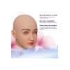Masque féminin tête pleine, un visage réaliste