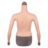 Buste faux seins manches longues, col haut, bonnet D