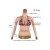 Buste faux seins manches longues, col haut, bonnet D