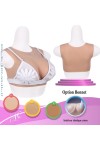 Buste faux seins, encolure ronde