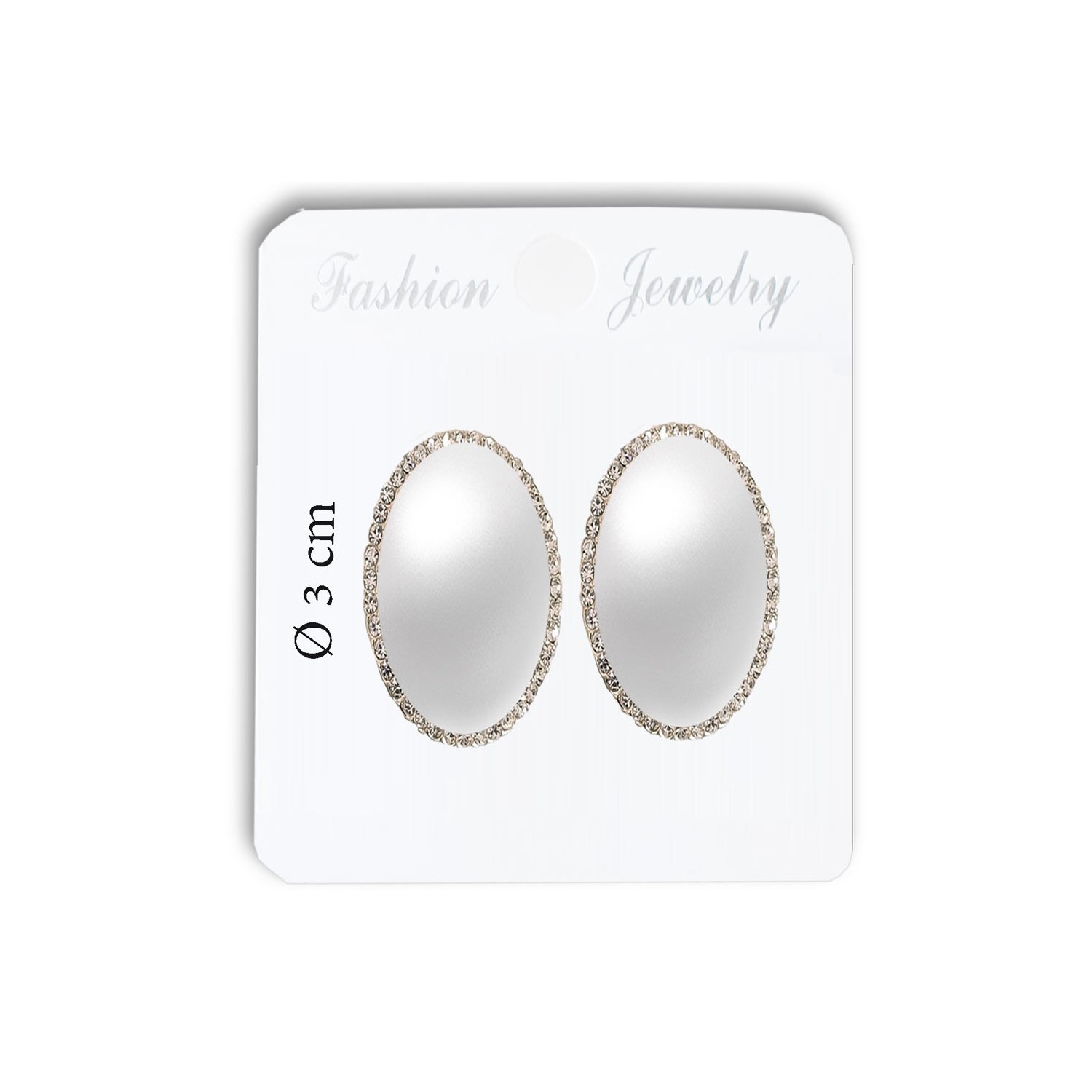 Boucles d'oreilles clip Perle, monture argentée Boucles d'oreilles clip Perle, monture argentée