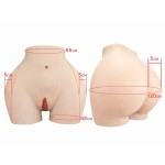Panty faux vagin artificiel en silicone, pour rehausser les fesses