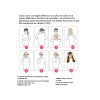 Masque féminin  tendance en silicone, tête pleine