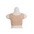 Buste faux seins silicone, encolure ronde