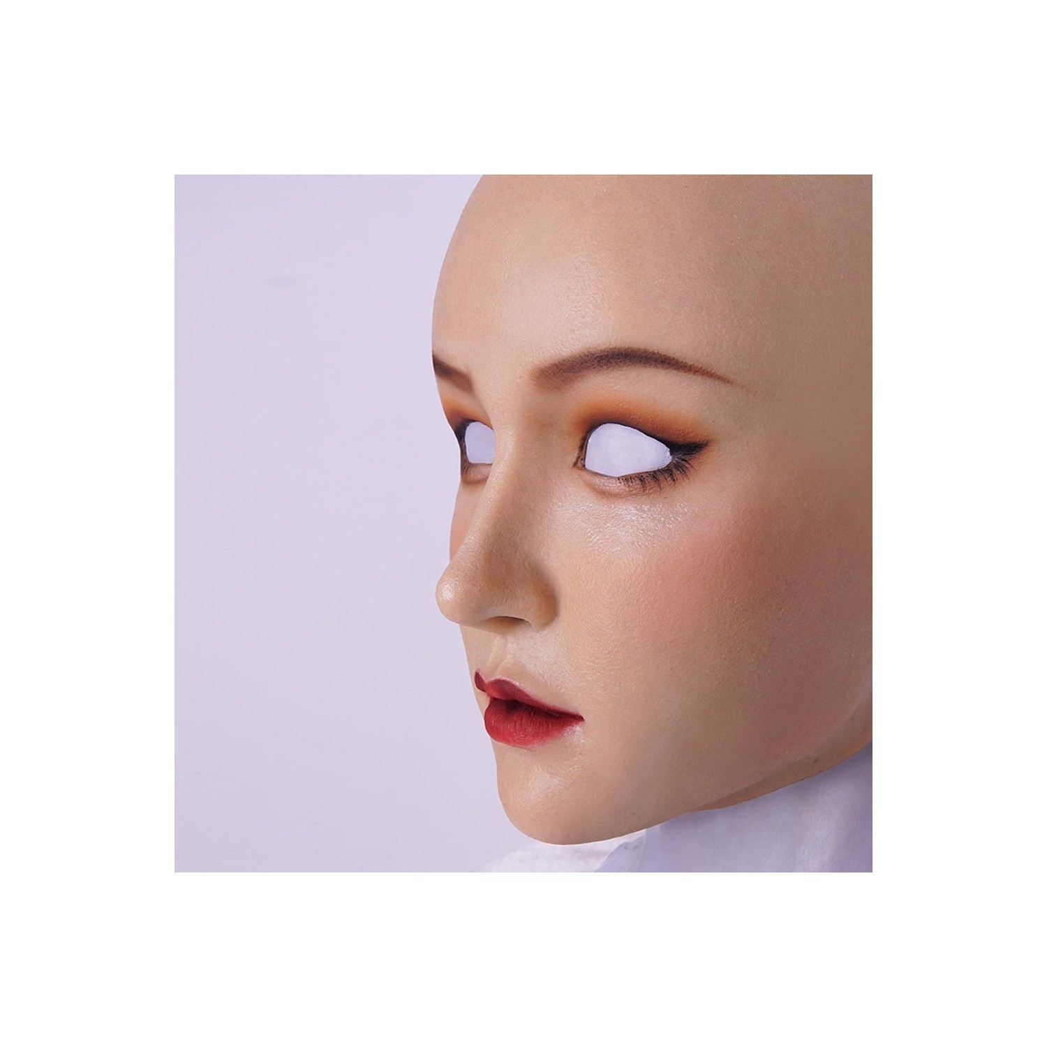 Masque féminin haut de gamme, tête pleine