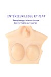 Buste faux seins bonnet G, encolure ronde
