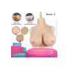 Buste poitrine volumineuse en silicone