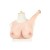 Buste faux seins, encolure ronde, poitrine volumineuse