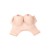 Buste faux seins, encolure ronde, poitrine volumineuse