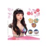 Buste faux seins masque intégré