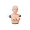 Buste faux seins masque intégré