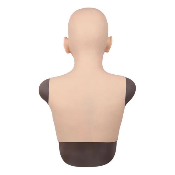 Buste faux seins masque intégré, Bonnet E