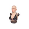 Buste faux seins masque intégré, Bonnet E