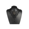Collier gothique dentelle et perles