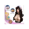 Buste fausse poitrine masque intégré, Bonnet C