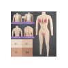 Combinaison faux seins et faux vagin en silicone
