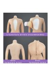 Combinaison faux seins et faux vagin en silicone