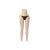 Legging faux vagin réaliste trangenre, taille haute