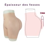 Panty rehausseur de fesses en silicone, faux vagin