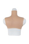 Buste faux seins, col haut, Bonnet C