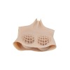 Buste faux seins, col haut, Bonnet C