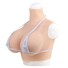 Buste fausse poitrine, col haut, Bonnet H