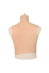 Buste long faux seins new design, col haut