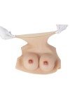 Buste faux seins new design, col haut