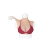 Buste faux seins new design, col haut