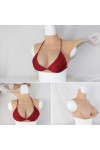 Buste faux seins new design, col haut